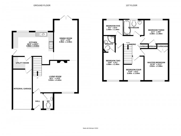 Floorplans For Blomfield Dale, Amen Corner