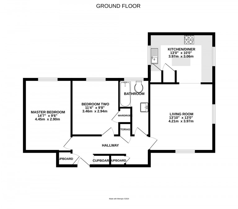 Floorplans For Hambleden Court, Bracknell