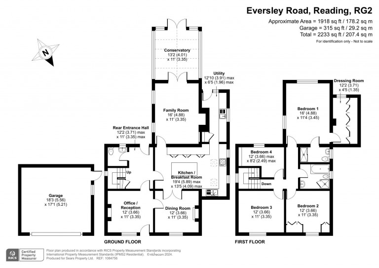 Floorplans For Eversley Road, Arborfield