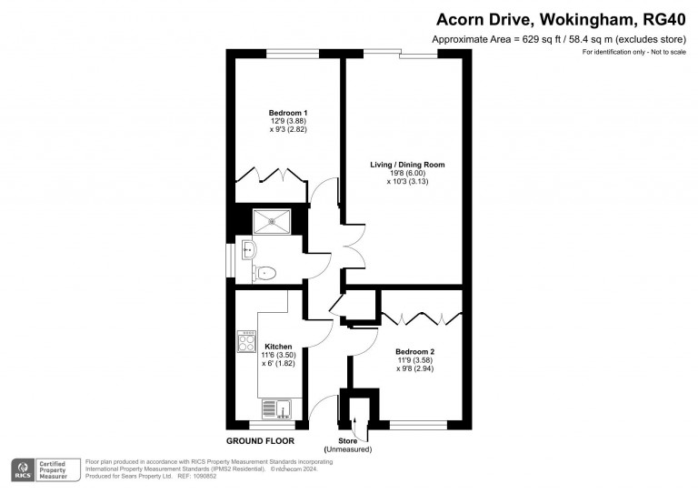 Floorplans For Acorn Drive, Wokingham