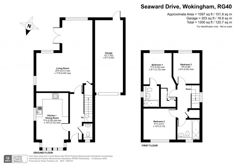 Floorplans For Seaward Drive, Wokingham