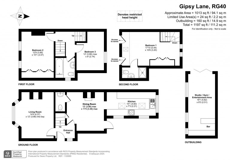 Floorplans For Gipsy Lane, Wokingham