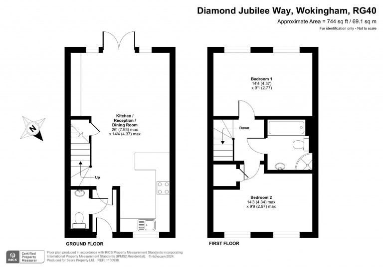 Floorplans For Diamond Jubilee Way, Wokingham