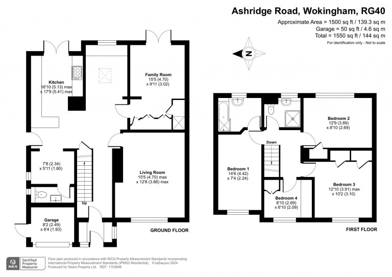 Floorplans For Ashridge Road, Wokingham