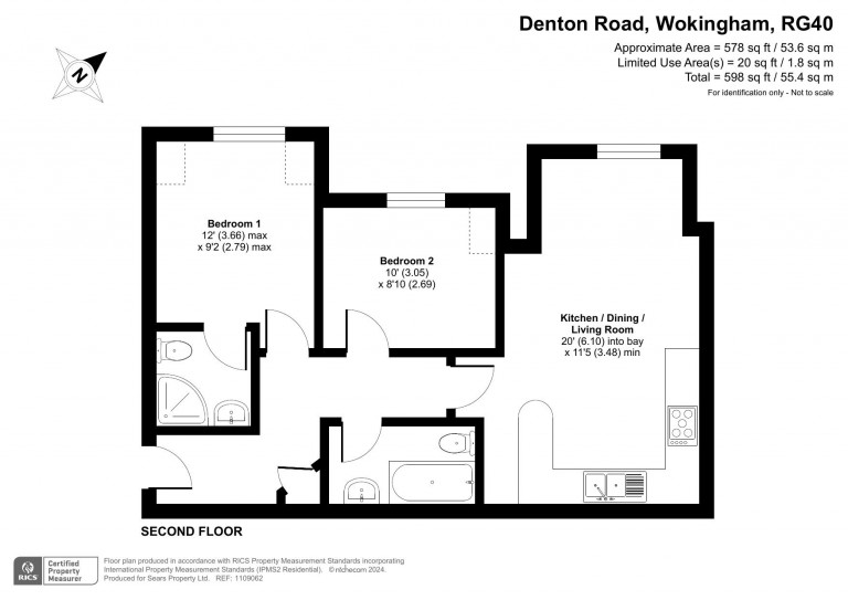 Floorplans For Denton Place, Wokingham