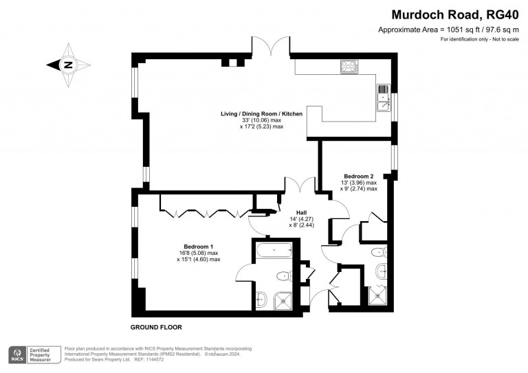 Floorplans For Murdoch Road, Wokingham