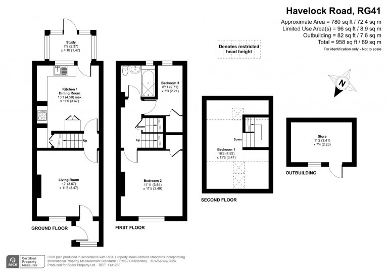 Floorplans For Havelock Road, Wokingham