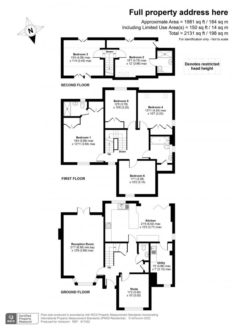 Floorplans For Old Woosehill Lane, Wokingham