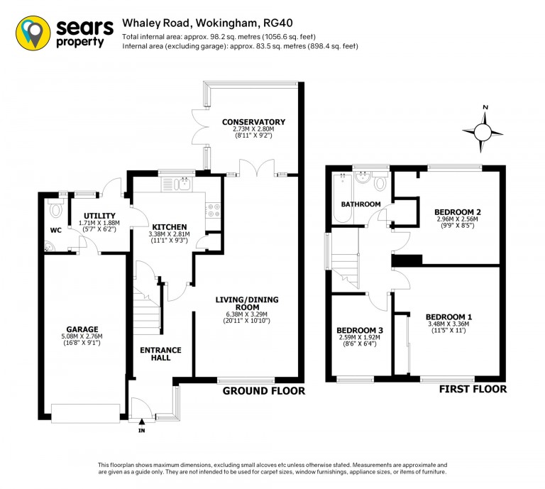 Floorplans For Whaley Road, Wokingham