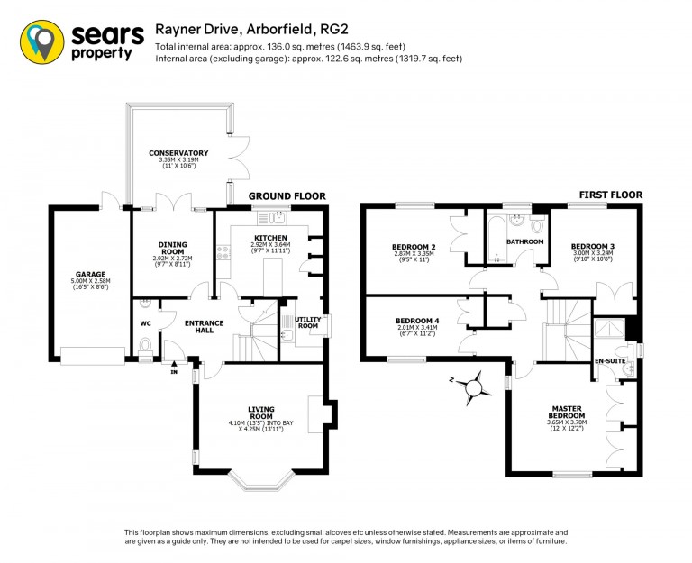 Floorplans For Rayner Drive, Arborfield