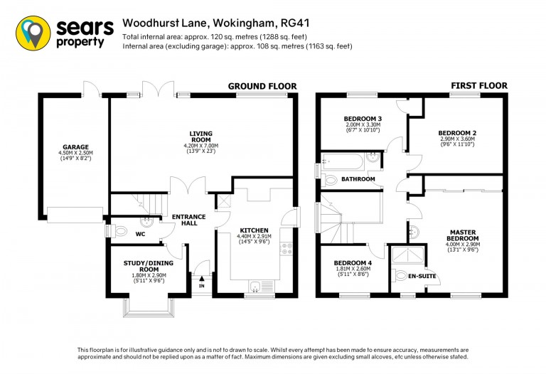 Floorplans For Woodhurst Lane, Wokingham