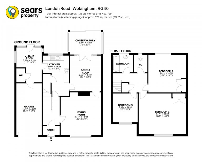 Floorplans For London Road, Wokingham