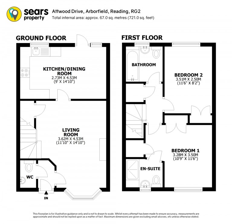 Floorplans For Attwood Drive, Arborfield