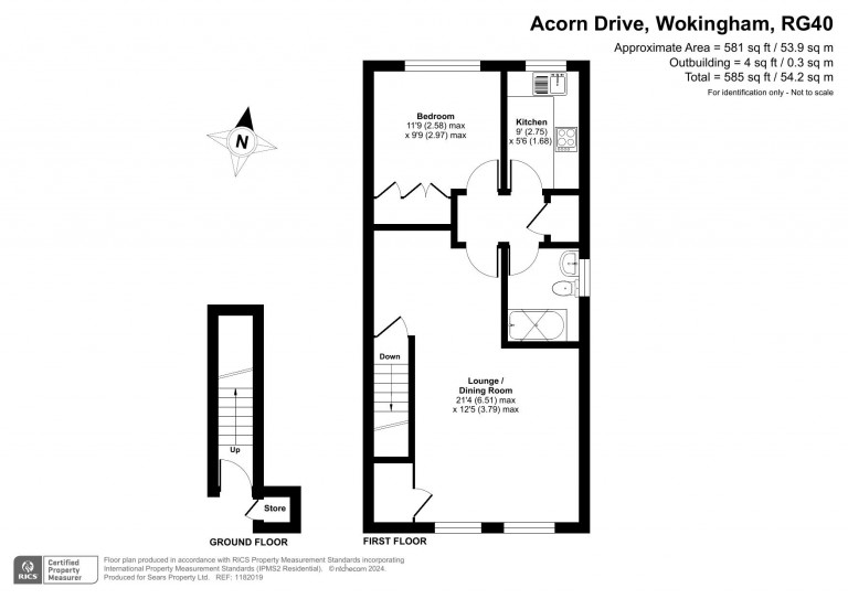 Floorplans For Acorn Drive, Wokingham