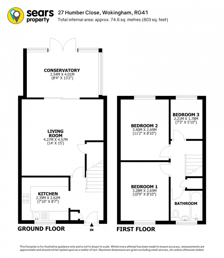 Floorplans For Humber Close, Wokingham