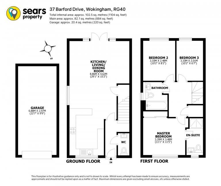 Floorplans For Barford Drive, Wokingham