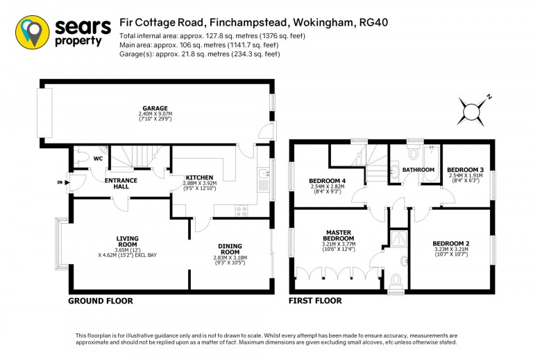 Floorplans For Fir Cottage Road, Wokingham