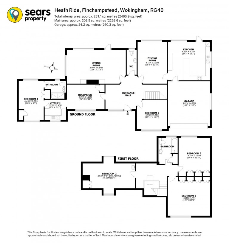 Floorplans For Heath Ride, Finchampstead