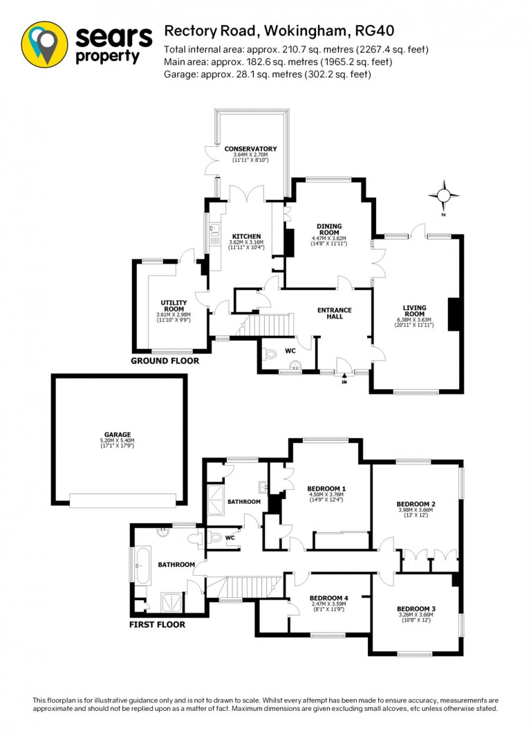 Floorplans For Rectory Road, Wokingham