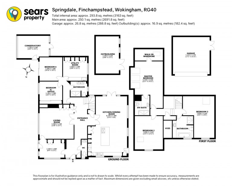 Floorplans For Springdale, Wokingham