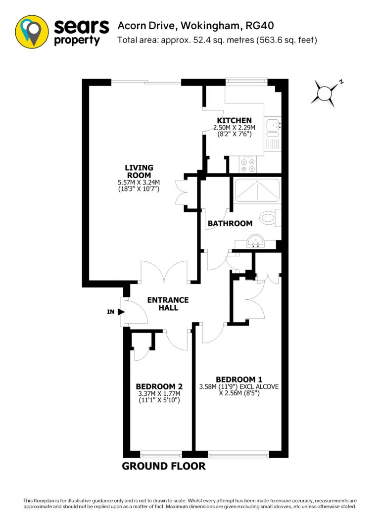 Floorplans For Acorn Drive, Wokingham