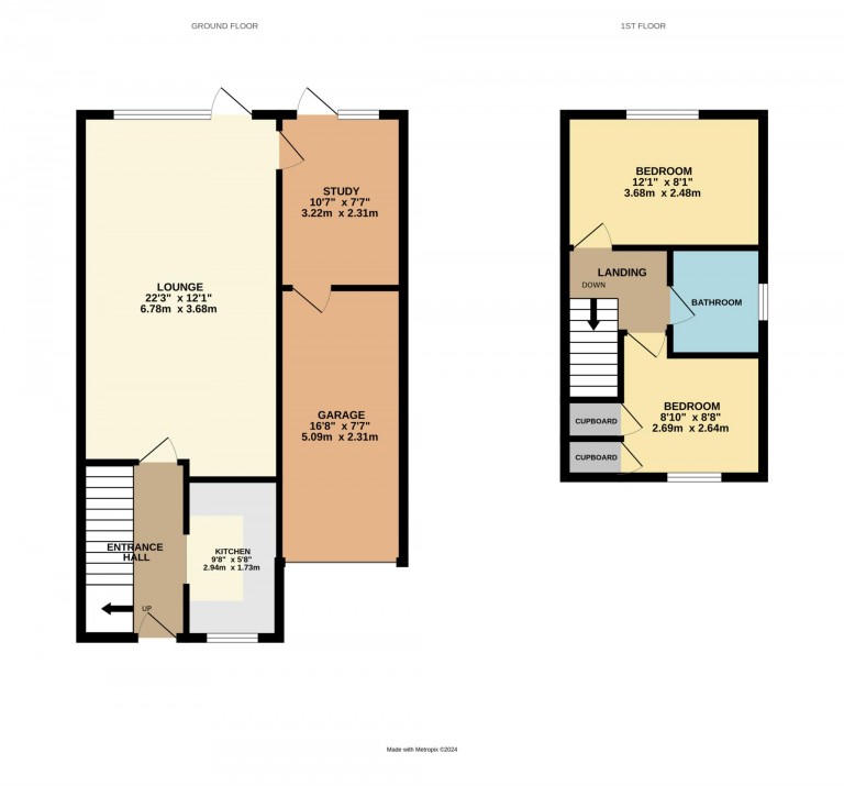 Floorplans For Sparrow Close, Wokingham