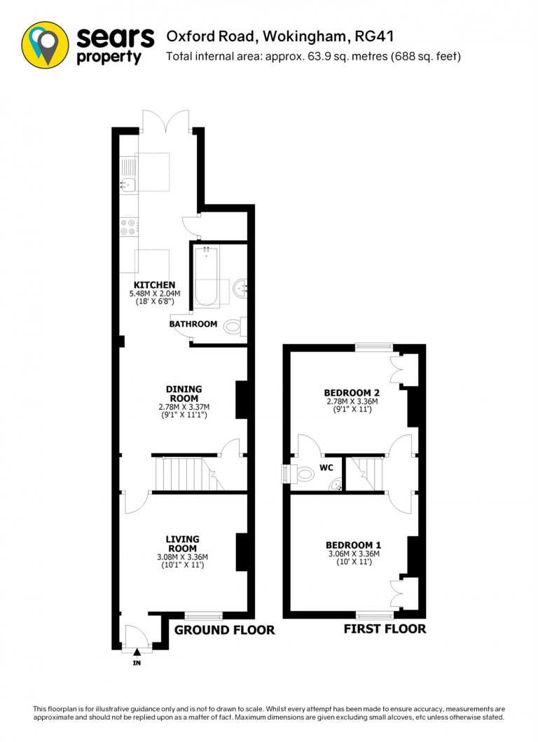 Floorplans For Oxford Road, Wokingham