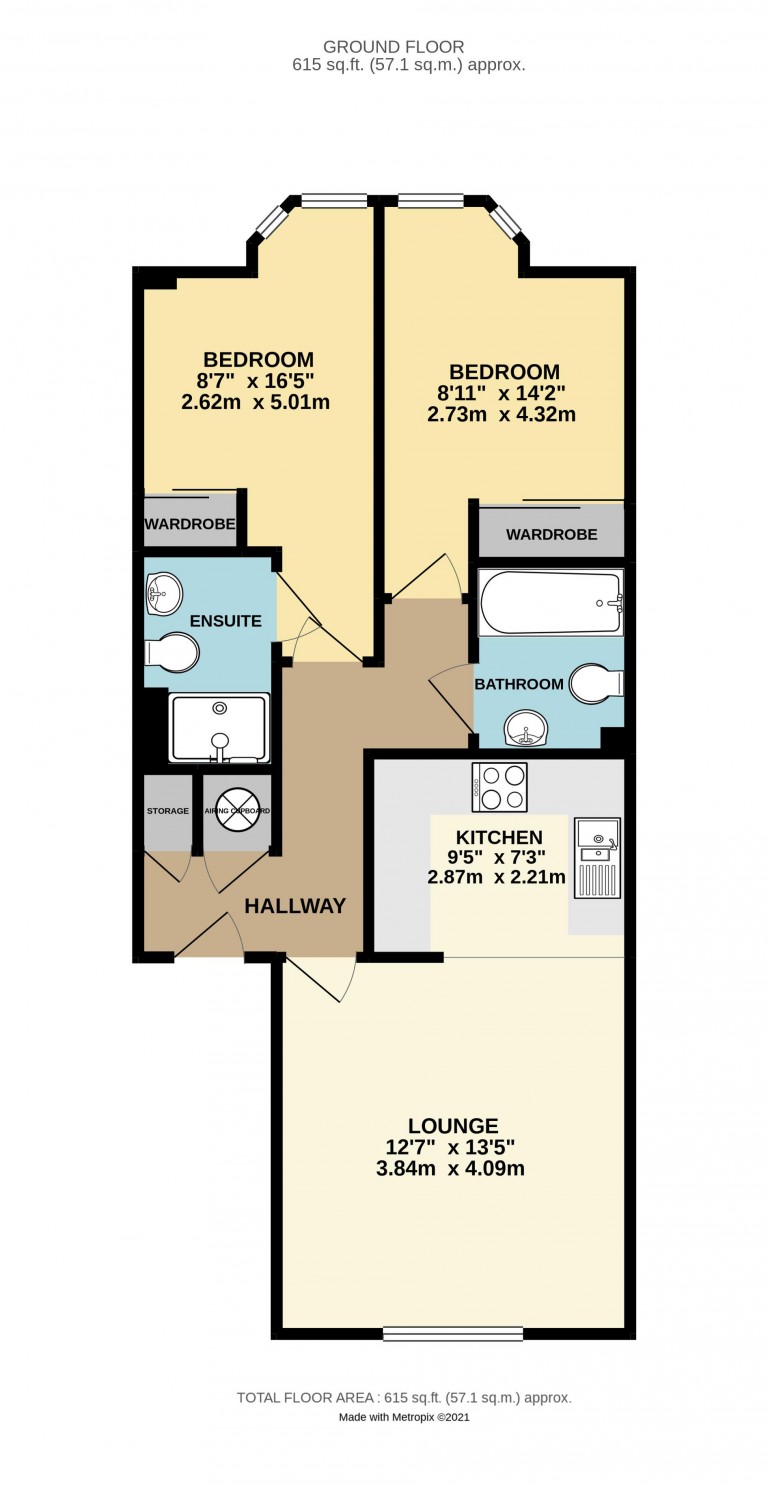 Floorplans For Outfield Crescent, Wokingham