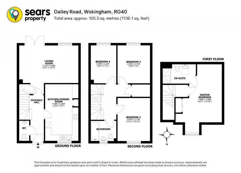 Floorplans For Dalley Road, Wokingham