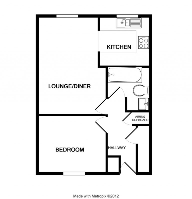 Floorplans For Aldworth Close, Bracknell