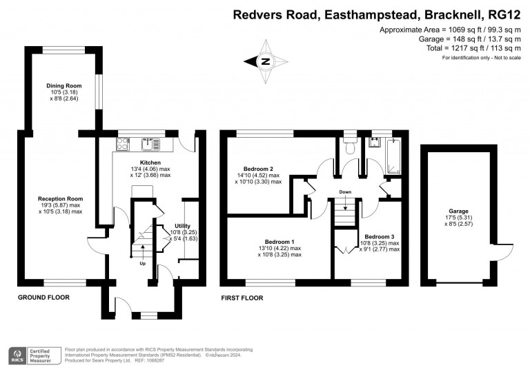 Floorplans For Redvers Road, Bracknell