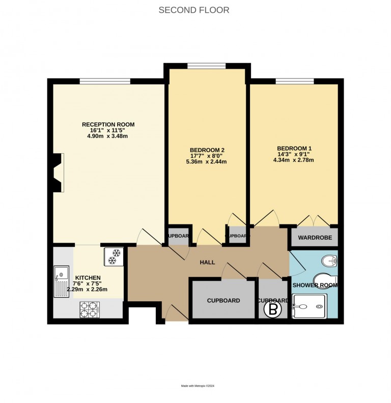 Floorplans For Winterbourne Court, Bracknell