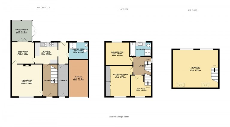 Floorplans For Bullbrook Drive, Bracknell