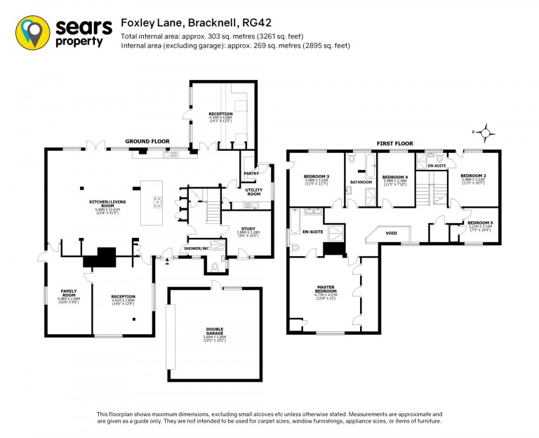 Floorplans For Foxley Lane, Binfield