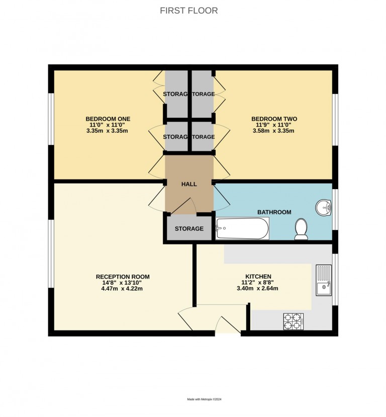 Floorplans For Cressex Close, Binfield