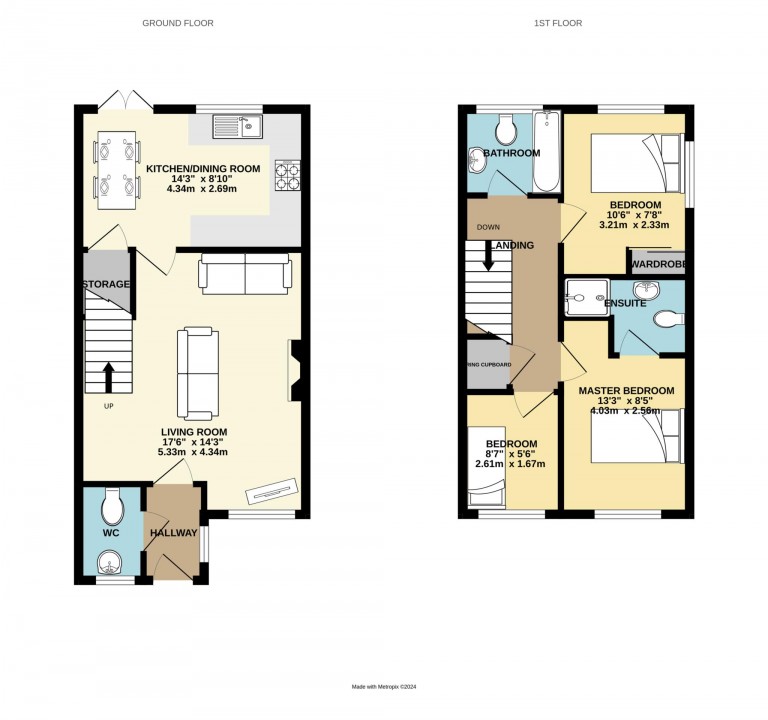 Floorplans For Hollerith Rise, Bracknell