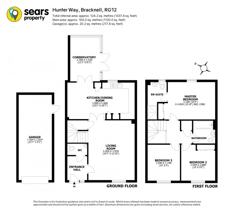 Floorplans For Hunter Way, Bracknell