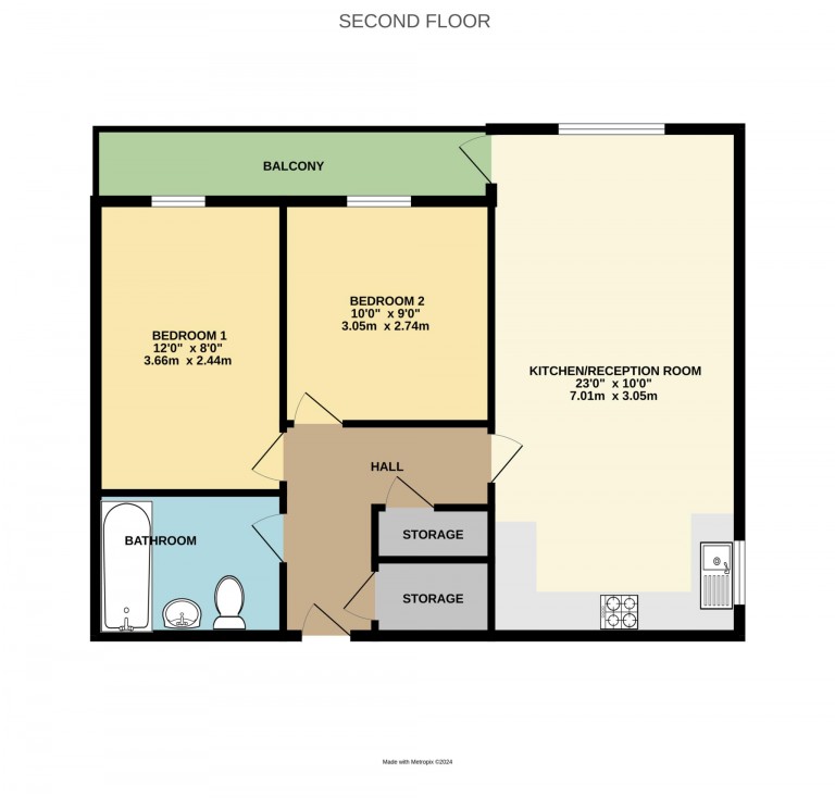 Floorplans For Larges Lane, Bracknell