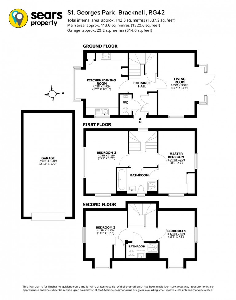 Floorplans For St Georges Park, Bracknell